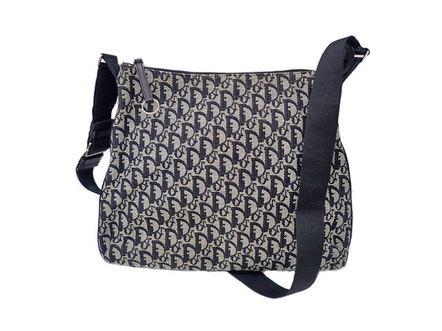 - Christian Dior クリスチャンディオール Trotter トロッター Canvas Shoulder Bag キャンバス ショルダーバッグ