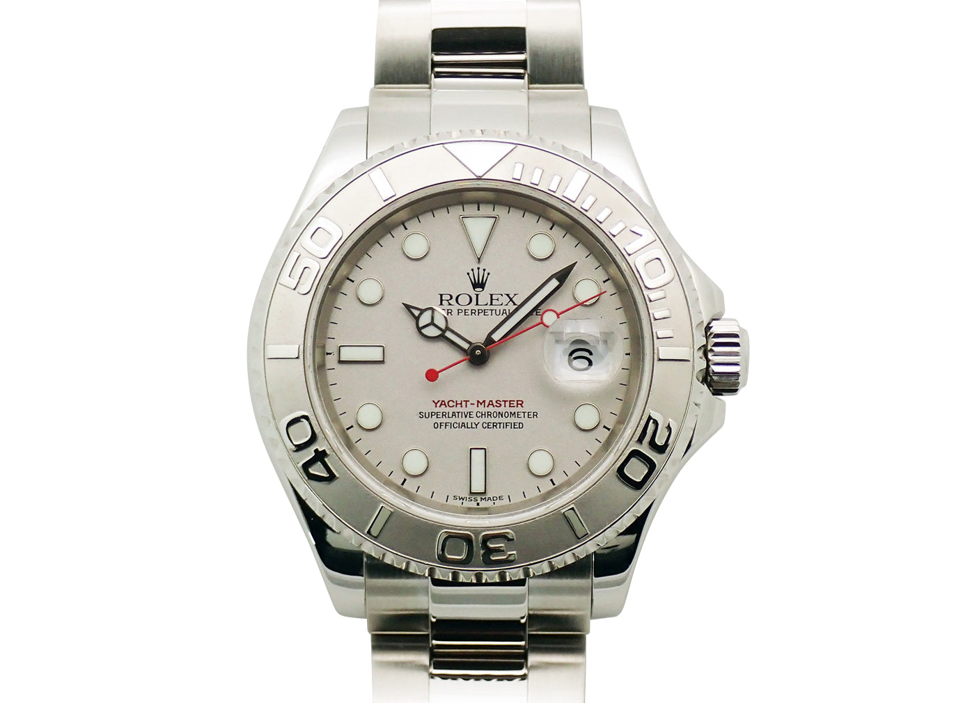 よっつーページ ロレックス ヨットマスター 168623 SS×YG AT シェル文字盤 あまりごま2