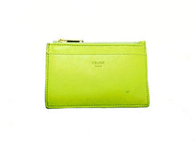 画像をギャラリービューアに読み込む, CELINE セリーヌ Zipped Card Holder ジップ付きカードホルダー Fragment Case フラグメントケース Coin Card Case コイン カードケース 10F993BEL
