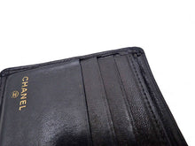 画像をギャラリービューアに読み込む, - CHANEL シャネル Bicolore ビコローレ Double Stitch ダブルステッチ Bi-Fold Wallet Without Coin Purse 小銭入れ無し 二つ折り財布
