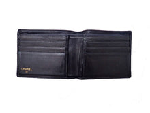 画像をギャラリービューアに読み込む, - CHANEL シャネル Bicolore ビコローレ Double Stitch ダブルステッチ Bi-Fold Wallet Without Coin Purse 小銭入れ無し 二つ折り財布
