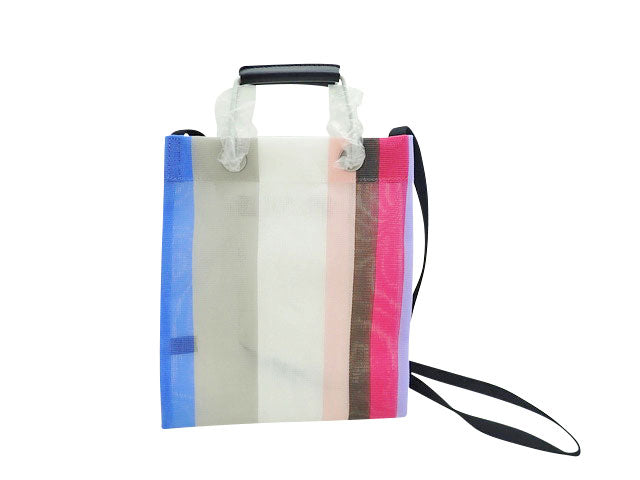 MARNI MARKET マルニ マーケット STRIPE MINI SHOULDER BAG