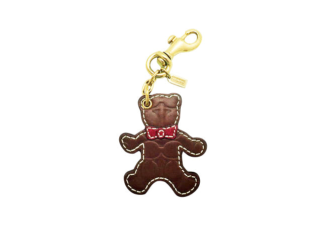 COACH コーチ Signature シグネチャー Bear クマ Bag Charm バッグチャーム Key Holder キーホルダー