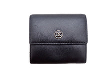 画像をギャラリービューアに読み込む, CHANEL シャネル COCO Button ココボタン W hook Wallet Wホック財布 A20902
