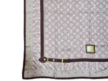 画像をギャラリービューアに読み込む, - LOUIS VUITTON ルイヴィトン Monogram モノグラム Square 90 カレ90 New Denim ニューデニム Silk Scarf シルクスカーフ
