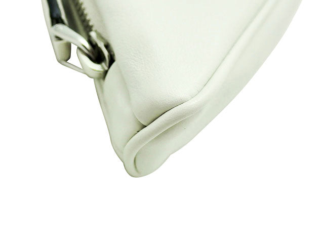 PRADA プラダ Triangle Leather トライアングル レザー Porch Clutch