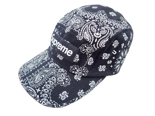 - Supreme シュプリーム Bandana Camp Cap バンダナ キャンプ キャップ 帽子 Made in USA