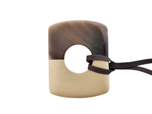 画像をギャラリービューアに読み込む, HERMES エルメス Dalva GM ダルヴァ GM Buffalo Horn バッファローホーン Pendant Necklace ペンダント ネックレス Made in Vietnam
