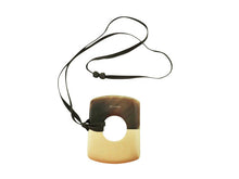 画像をギャラリービューアに読み込む, HERMES エルメス Dalva GM ダルヴァ GM Buffalo Horn バッファローホーン Pendant Necklace ペンダント ネックレス Made in Vietnam
