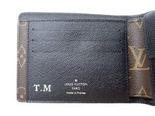 画像をギャラリービューアに読み込む, LOUIS VUITTON ルイヴィトン Monogram Macassar モノグラム･マカサー Portefeuille Mindoro ポルトフォイユ･ミンドロ M60411 イニシャル入り
