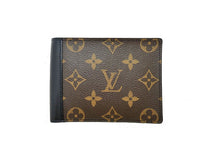 画像をギャラリービューアに読み込む, LOUIS VUITTON ルイヴィトン Monogram Macassar モノグラム･マカサー Portefeuille Mindoro ポルトフォイユ･ミンドロ M60411 イニシャル入り
