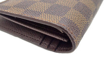 画像をギャラリービューアに読み込む, LOUIS VUITTON ルイヴィトン DAMIER EBENE ダミエ･エベヌ Portefeuille Brazza ポルトフォイユ･ブラザ N60017 イニシャル入り
