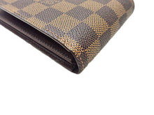 画像をギャラリービューアに読み込む, LOUIS VUITTON ルイヴィトン DAMIER EBENE ダミエ･エベヌ Portefeuille Florin ポルトフォイユ･フロリン N60011 イニシャル入り
