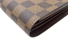 画像をギャラリービューアに読み込む, LOUIS VUITTON ルイヴィトン DAMIER EBENE ダミエ･エベヌ Portefeuille Florin ポルトフォイユ･フロリン N60011 イニシャル入り
