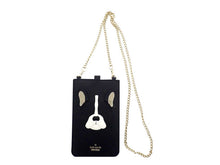 画像をギャラリービューアに読み込む, kate spade ケイトスペード Ma Cherie Antoine マシェリアントワーヌ Phone Crossbody フォン クロスボディ French bulldog フレンチ・ブルドッグ Pochette Chain Shoulder Bag ポシェット チェーン ショルダーバッグ 難あり
