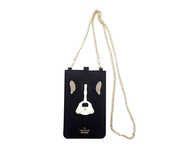 kate spade ケイトスペード Ma Cherie Antoine マシェリアントワーヌ Phone Crossbody フォン クロスボディ French bulldog フレンチ・ブルドッグ Pochette Chain Shoulder Bag ポシェット チェーン ショルダーバッグ 難あり