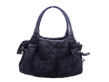 画像をギャラリービューアに読み込む, kate spade ケイトスペード Nylon Leather Tote Bag ナイロン レザー トートバッグ PXRU0019
