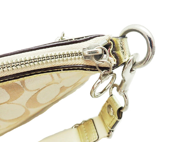 COACH コーチ POPPY Signature ポピー シグネチャー Pochette