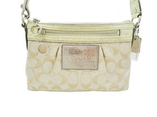 画像をギャラリービューアに読み込む, COACH コーチ POPPY Signature ポピー シグネチャー Pochette Shoulder Bag ポシェット ショルダーバッグ
