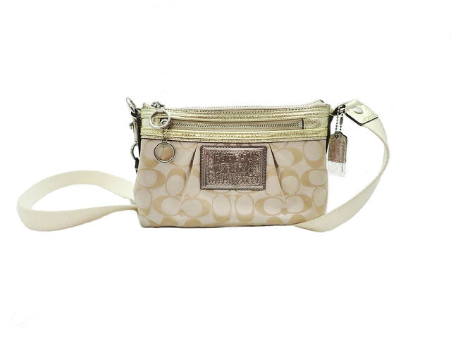 COACH コーチ POPPY Signature ポピー シグネチャー Pochette Shoulder Bag ポシェット ショルダーバッグ