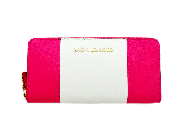 MICHAEL KORS マイケルコース JET SET TRAVEL ジェットセット トラベル Zip Around Continental Wallet Large ジップアラウンド コンチネンタル ウォレット ラージ ラウンドファスナー 長財布 32T4GJTZ3L