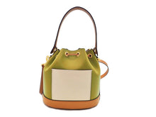 画像をギャラリービューアに読み込む, TORY BURCH トリーバーチ Color Block カラーブロック Small Bucket 2way Shoulder Bag スモール バケット 2WAY 巾着 ショルダーバッグ
