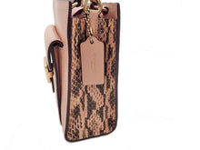 画像をギャラリービューアに読み込む, COACH コーチ Mini Pepper Crossbody Pebble and Python Embossed Leather ミニペッパー クロスボディ ペブルド パイソン エンボスレザー 2way Mini Hand Bag 2WAY ミニ ハンドバッグ C6779
