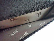 画像をギャラリービューアに読み込む, MONTBLANC モンブラン Nightflight Leather &amp; Fabric Wallet 6 Compartments ナイトフライト レザー アンド ファブリック ウォレット 6 コンパートメント Biｆold Long Wallet Without Coin Purse 小銭入れ無し 二つ折り長財布 106003
