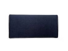 画像をギャラリービューアに読み込む, MONTBLANC モンブラン Nightflight Leather &amp; Fabric Wallet 6 Compartments ナイトフライト レザー アンド ファブリック ウォレット 6 コンパートメント Biｆold Long Wallet Without Coin Purse 小銭入れ無し 二つ折り長財布 106003
