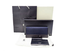 画像をギャラリービューアに読み込む, MONTBLANC モンブラン Nightflight Leather &amp; Fabric Wallet 6 Compartments ナイトフライト レザー アンド ファブリック ウォレット 6 コンパートメント Biｆold Long Wallet Without Coin Purse 小銭入れ無し 二つ折り長財布 106003
