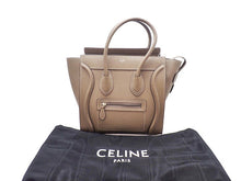 画像をギャラリービューアに読み込む, CELINE セリーヌ MICRO LUGGAGE SHOPPER ラゲージ マイクロ ショッパー Hand Bag ハンドバッグ 189793DRU
