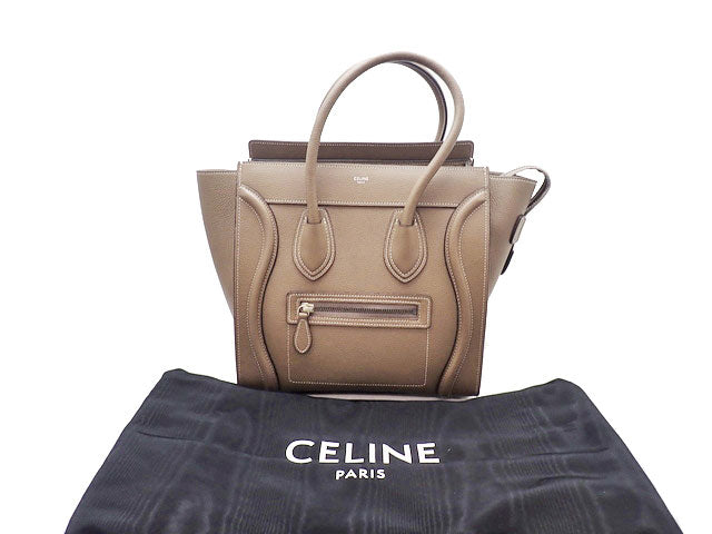 CELINE セリーヌ MICRO LUGGAGE SHOPPER ラゲージ マイクロ ショッパー Hand Bag ハンドバッグ 189793DRU