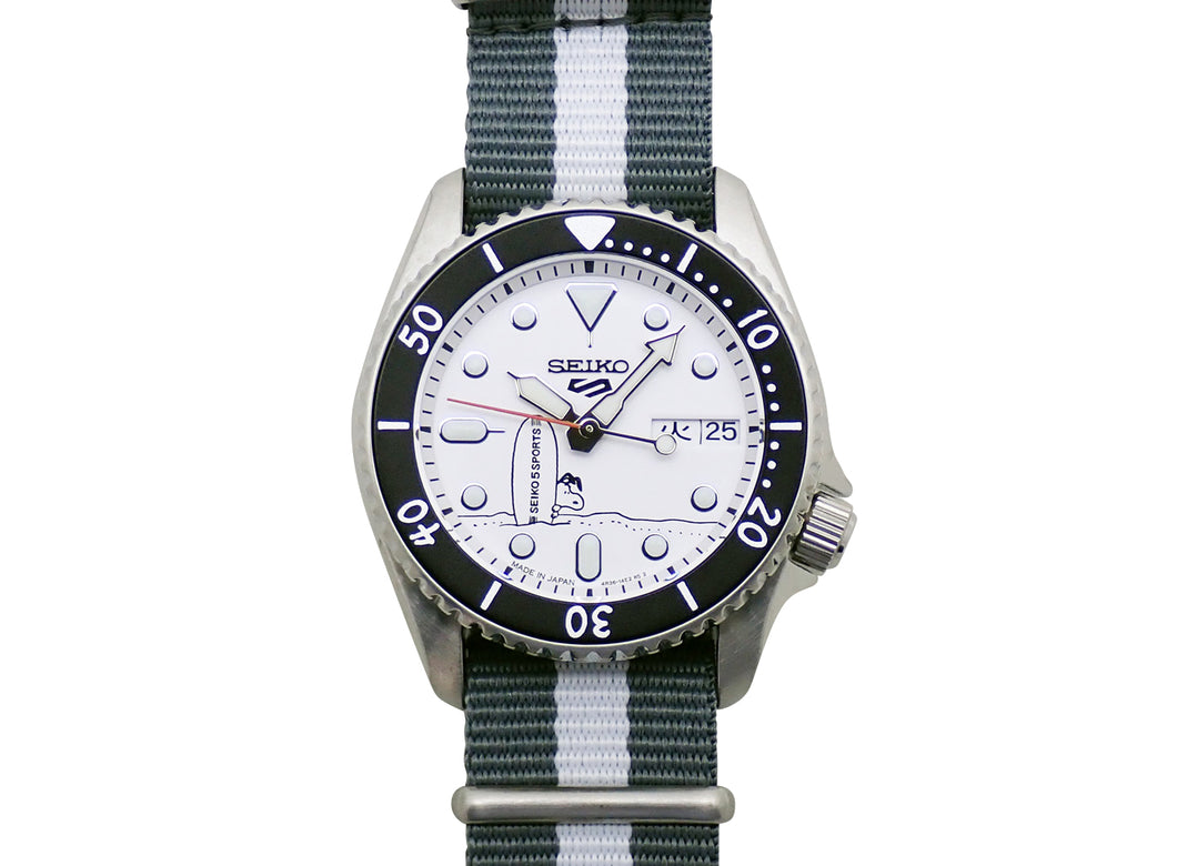 セイコー 5 スポーツ SKX Sense Style 4R36-14X0 SBSA233 55周年記念 スヌーピー PEANUTSコラボレーション限定モデル 世界限定8900本