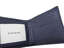 画像をギャラリービューアに読み込む, COACH コーチ 3-IN-1 Wallet Signature Leather 3-IN-1 ウォレット シグネチャー レザー Detachable ID Window Card Case Biｆold Wallet Without Coin Purse 取り外し可能IDウィンドウ/カードケース付 小銭入れ無し 二つ折り財布 C1231

