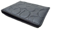 画像をギャラリービューアに読み込む, COACH コーチ 3-IN-1 Wallet Signature Leather 3-IN-1 ウォレット シグネチャー レザー Detachable ID Window Card Case Biｆold Wallet Without Coin Purse 取り外し可能IDウィンドウ/カードケース付 小銭入れ無し 二つ折り財布 C1231
