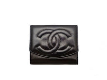 画像をギャラリービューアに読み込む, CHANEL シャネル COCO ココマーク W hook Wallet Wホック財布 A01427
