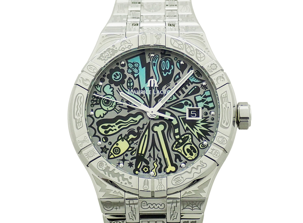 モーリスラクロア アイコン オートマティック Wotto リミテッドエディション AI6008-SS009-090-1 世界限定1000本