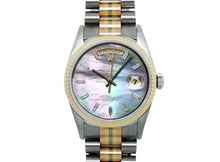 画像をギャラリービューアに読み込む, - ロレックス デイデイト トリドール 18239BIC WG/PG/YG ブラックシェル 10Pバケットダイヤ
