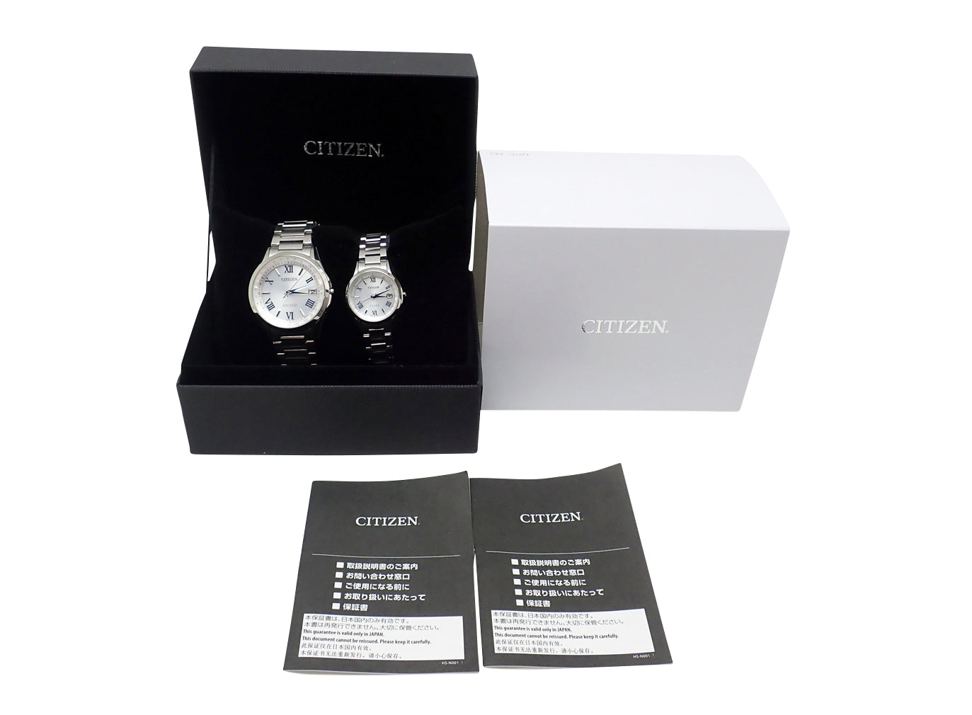 シチズン エクシード ペアウォッチ CB1110-61A ES9370-62A 2本セット
