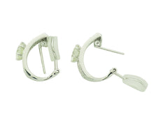 画像をギャラリービューアに読み込む, ピアス イヤリング K18WG ダイヤ 0.743 0.24/0.713 0.24
