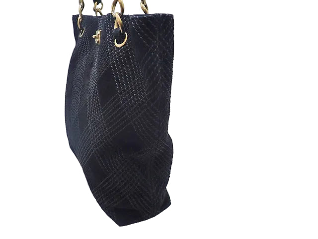 シャネル スエード ワイルドステッチ トートバッグ ショルダーバッグ CHANEL シャネル Wild Stitch ワイルドステッチ Suede Tote Bag