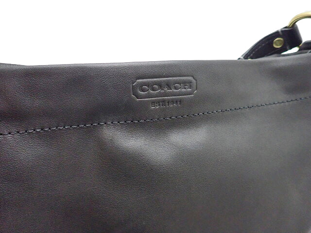 COACH コーチ Curly Leather カーリー レザー Hobo One Shoulder Bag