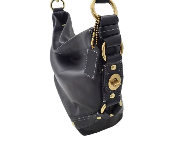 コーチcoach ホーボー型　ワンショルダー　レザー COACH コーチ Curly Leather カーリー レザー Hobo One Shoulder Bag