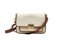 画像をギャラリービューアに読み込む, MICHAEL KORS マイケルコース Bradshaw ブラッドショー Medium Logo and Leather Messenger Shoulder Bag ミディアム ロゴ アンド レザー メッセンジャー ショルダーバッグ 30S1G2BM2B
