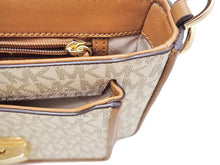 画像をギャラリービューアに読み込む, MICHAEL KORS マイケルコース Bradshaw ブラッドショー Medium Logo and Leather Messenger Shoulder Bag ミディアム ロゴ アンド レザー メッセンジャー ショルダーバッグ 30S1G2BM2B
