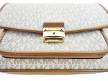 画像をギャラリービューアに読み込む, MICHAEL KORS マイケルコース Bradshaw ブラッドショー Medium Logo and Leather Messenger Shoulder Bag ミディアム ロゴ アンド レザー メッセンジャー ショルダーバッグ 30S1G2BM2B
