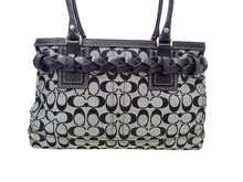 画像をギャラリービューアに読み込む, COACH コーチ Hampton Signature Tassel Carryall ハンプトン シグネチャー タッセル キャリーオール Tote Bag トートバッグ F13068
