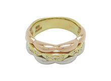 画像をギャラリービューアに読み込む, リング 18KYG/PG/Pt900 ダイヤ 0.08 ＃11.5
