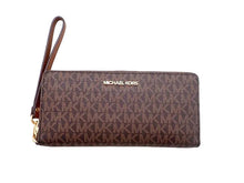 画像をギャラリービューアに読み込む, MICHAEL KORS マイケルコース MK Signature MKシグネチャー Jet Set Travel Continental Wallet Large ジェット セット トラベル コンチネンタルウォレット ラージ OUTLET アウトレット 35F8GTVT3B
