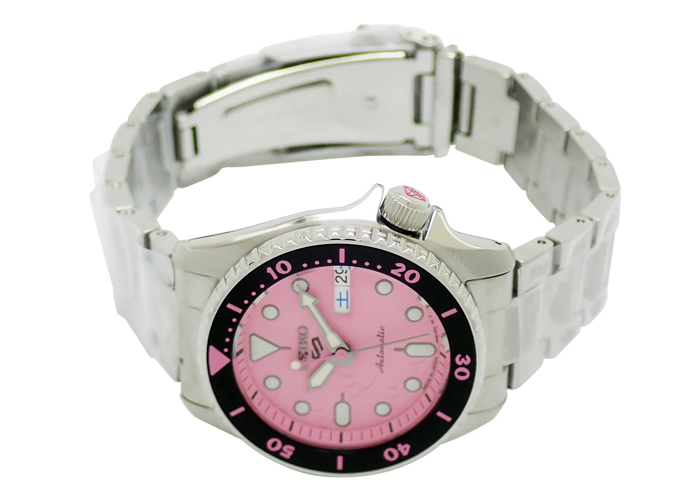 SEIKO 5スポーツ ピンクパンサー SBSA321 自動巻き時計 未使用品 SEIKO 5スポーツ ピンクパンサー SBSA321 自動巻き時計 未使用品